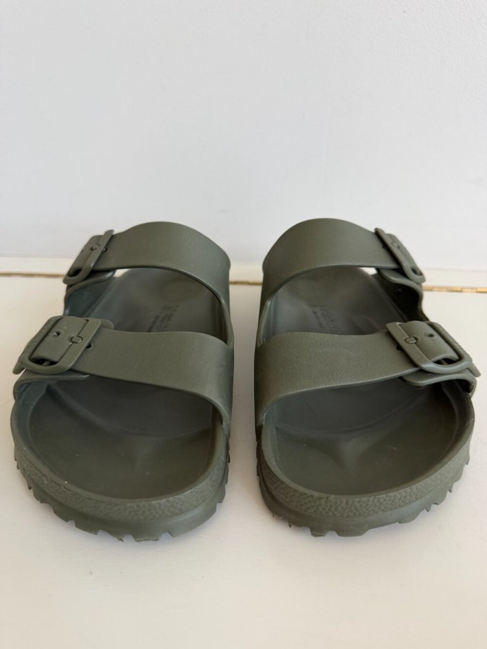 Birkenstock Arizona EVA Essentials Khaki Green Sandals Size 42 - Picture 4 of 8